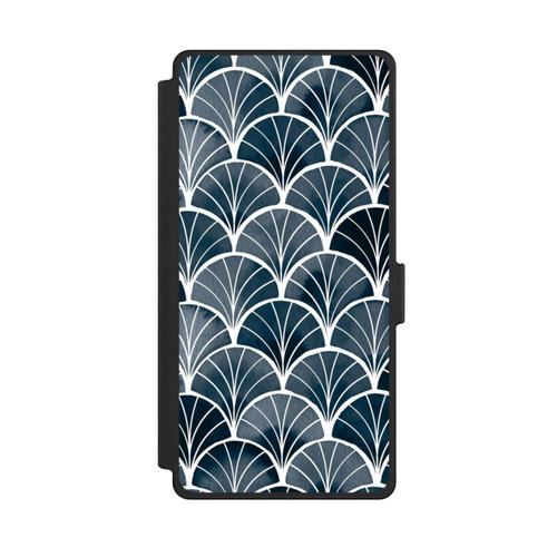 Samsung Galaxy S25 Ultra NIVOflip Botanical Breeze Art Deco Grey