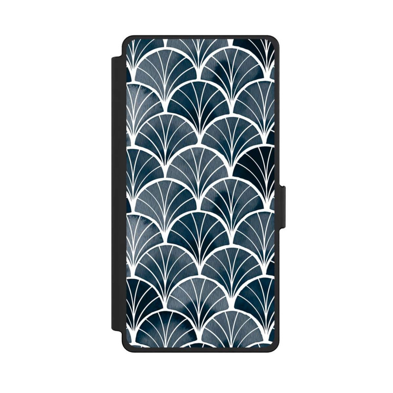 Galaxy S25 Ultra NIVOflip Botanical Breeze Art Deco Grey