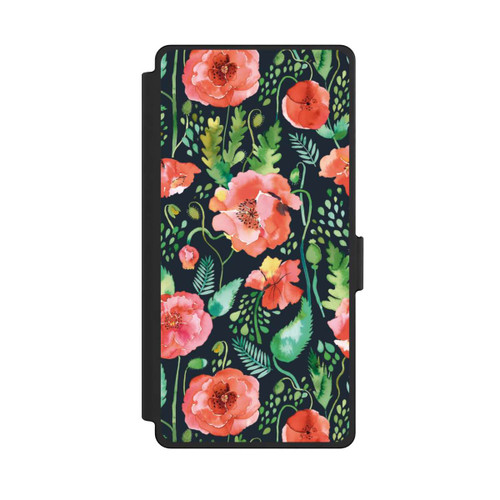 Samsung Galaxy S25 Ultra NIVOflip Poppies Dark Wilderness