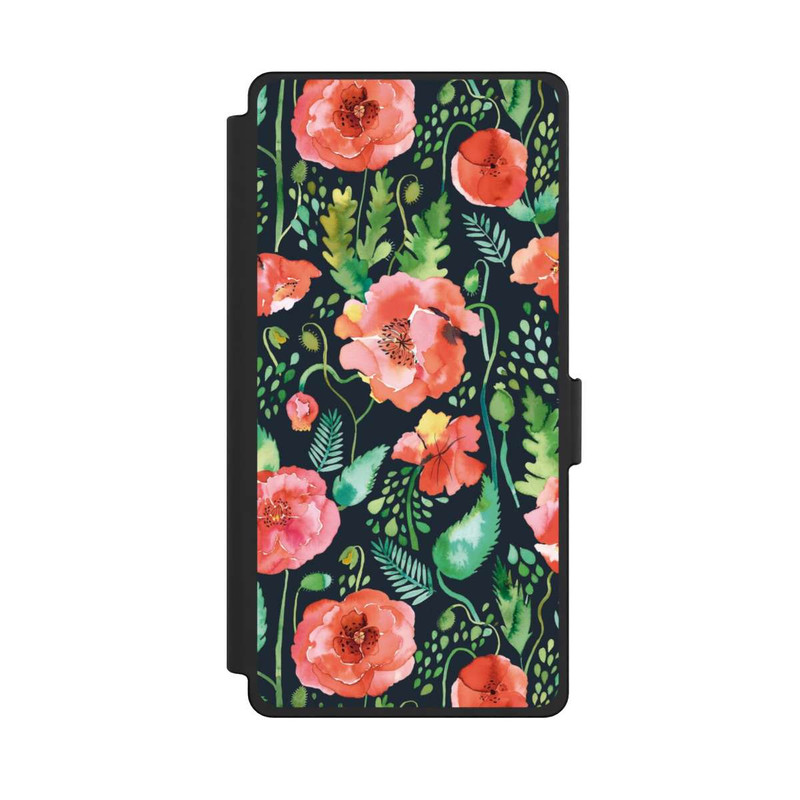 Galaxy S25 Ultra NIVOflip Poppies Dark Wilderness