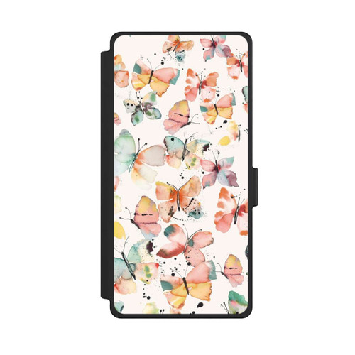 Samsung Galaxy S25 Ultra NIVOflip Butterflies Watercolor Pattern