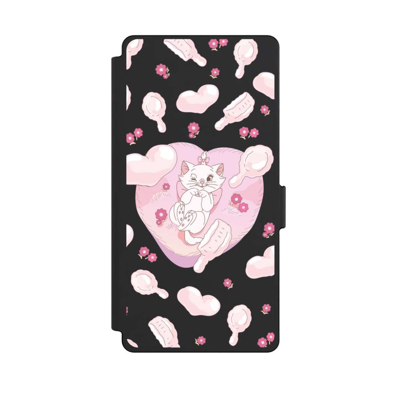 Galaxy S25 Ultra NIVOflip Aristocats Marie Hearts Pink Transparent