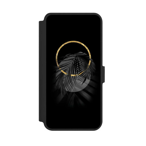 Samsung Galaxy S25+  NIVOflip Black Tropical Leaf