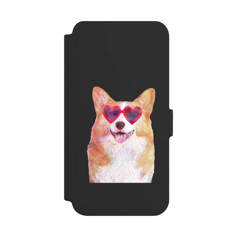 Galaxy S25 + NIVOflip Cute Corgi Transparent