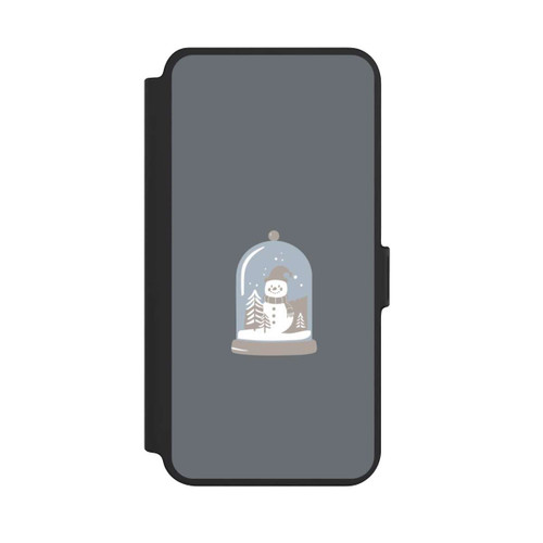 Samsung Galaxy S25+  NIVOflip Minimalist Snow Globe with Snowman