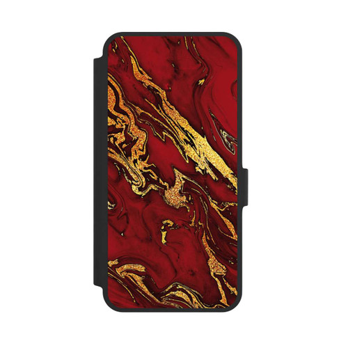 Samsung Galaxy A36 5G NIVOflip Red Gold Marble Look