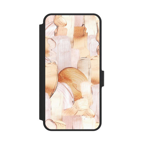 Samsung Galaxy A36 5G NIVOflip White/Gold Brush Pattern