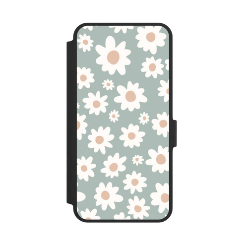 Samsung Galaxy A36 5G NIVOflip Daisy Flower Seamless Pattern Green