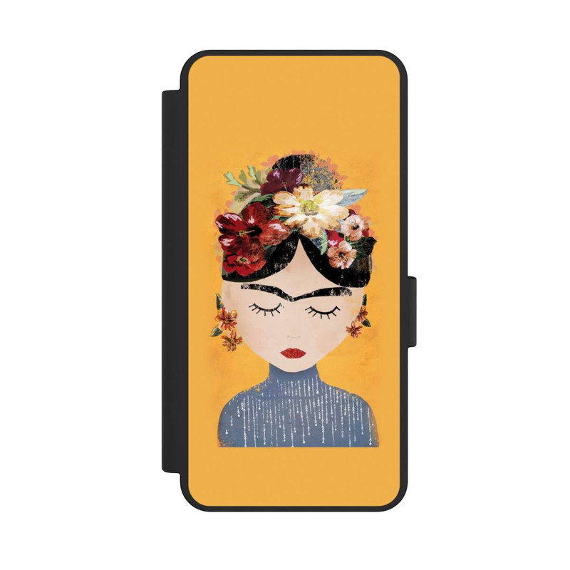 Galaxy S25 Edge NIVOflip Art Girl Eyebrowes Yellow