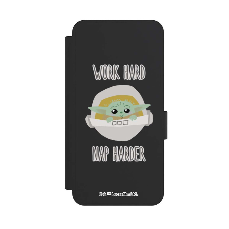 Galaxy S25 Edge NIVOflip The Child Work Hard Nap Harder Transparent