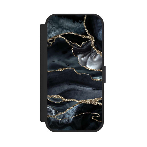  NIVOflip Dark Marble Gold Glitter Look