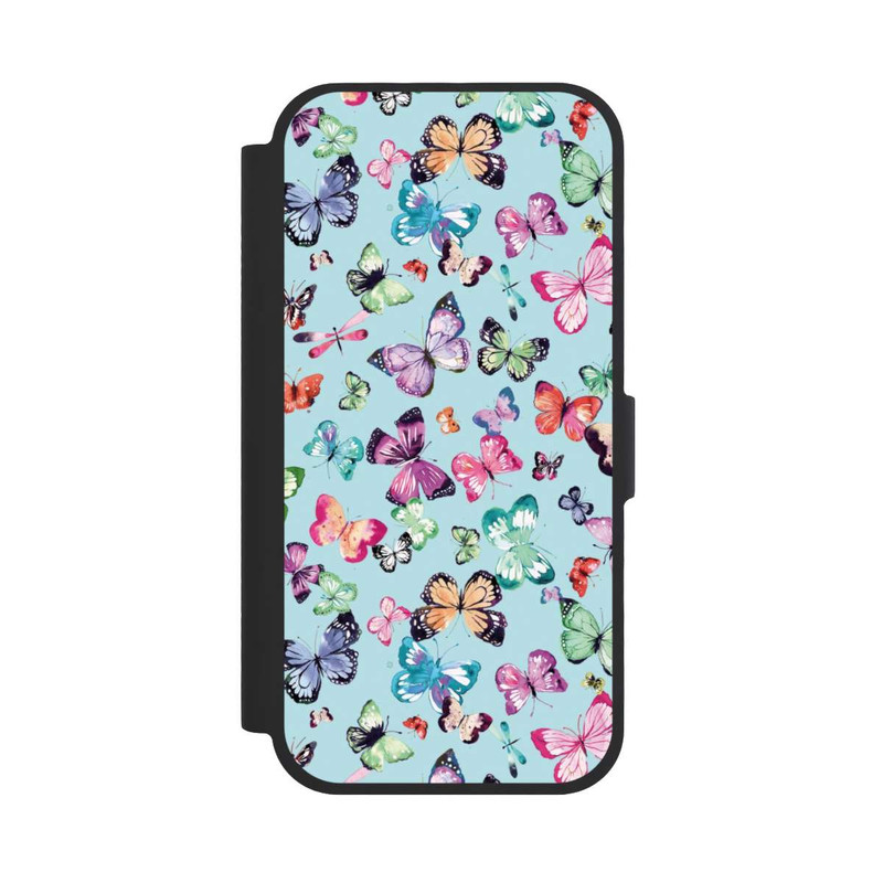 iPhone 17 NIVOflip Butterflies Pink Orange Blue