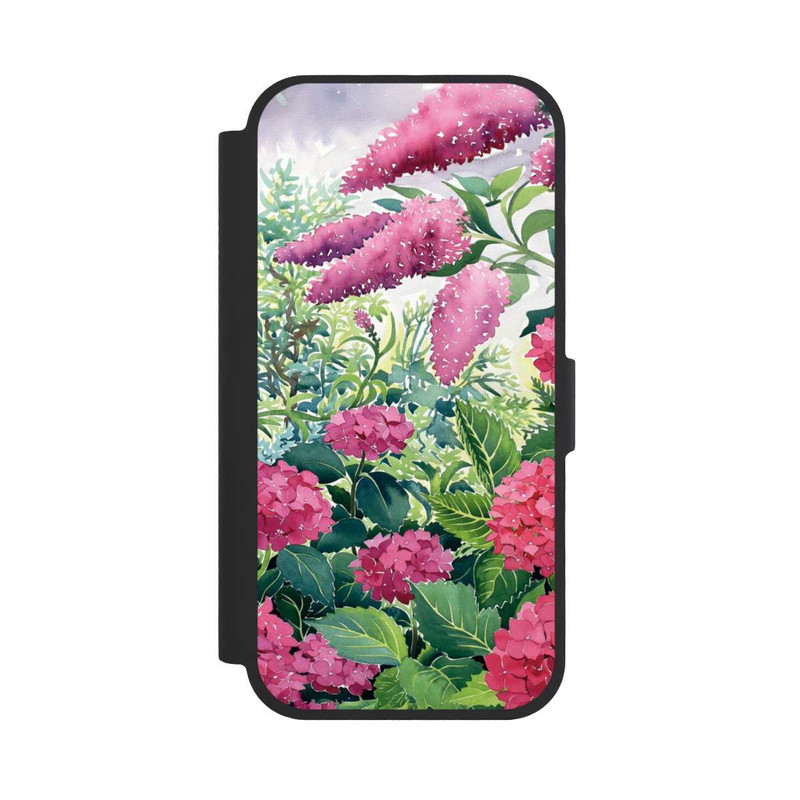 iPhone 17 NIVOflip Garden Hydrangeas and Buddleia by Christopher Ryland