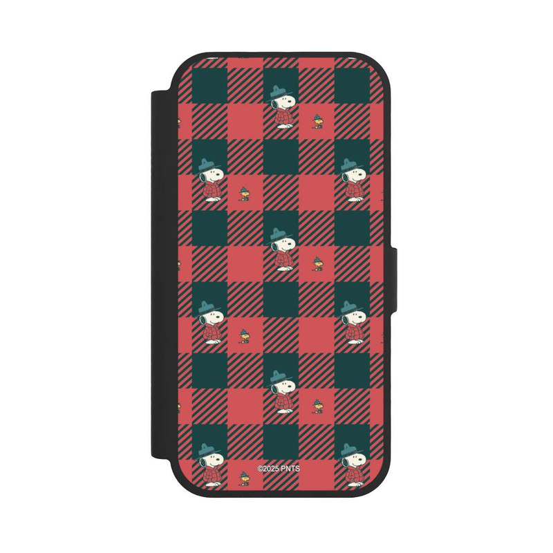 iPhone 17 NIVOflip Peanuts Red Tartan Pattern