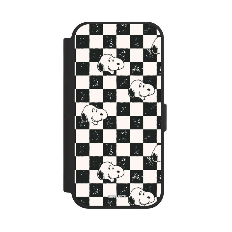 iPhone 17 NIVOflip Snoopy Heads Checked Pattern