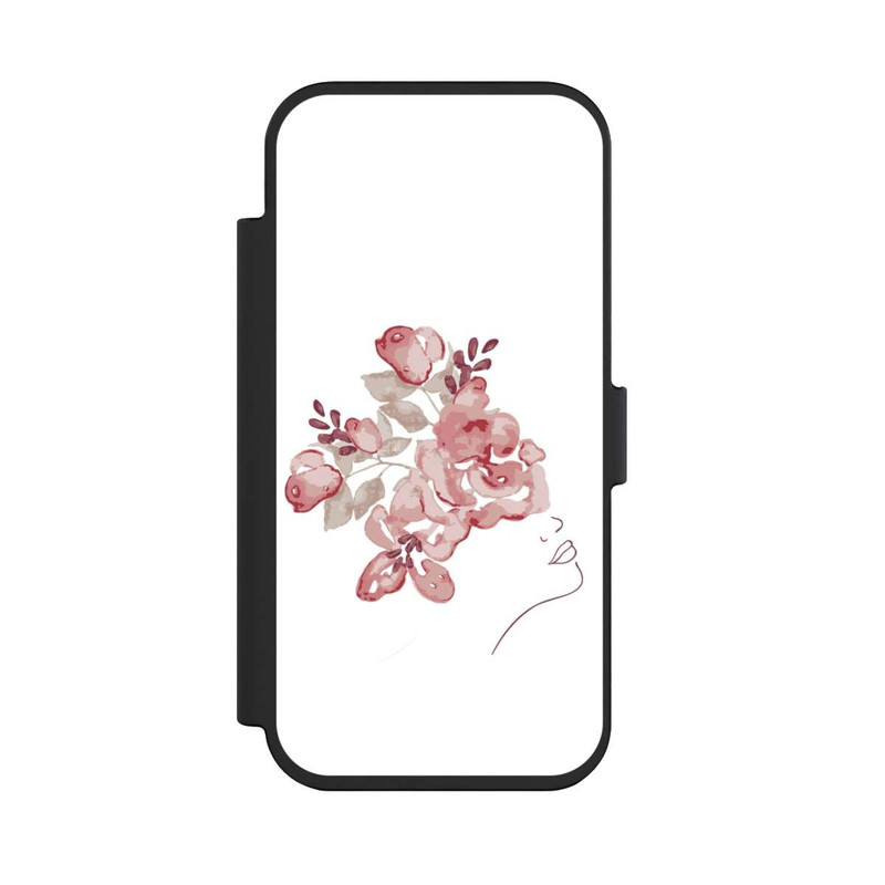 iPhone Air NIVOflip Line Art Woman face flowers