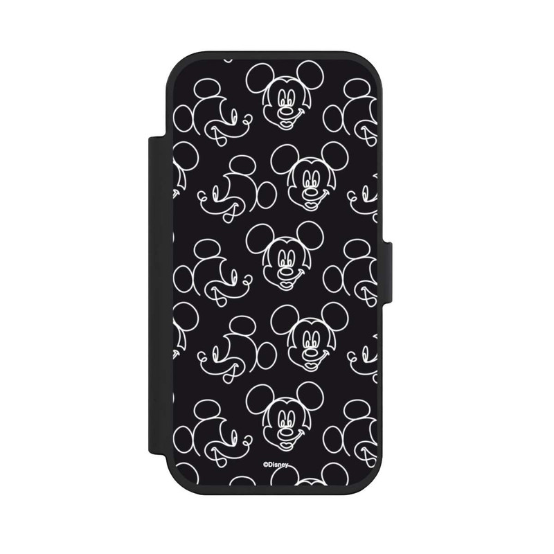 iPhone Air NIVOflip Disney Mickey Faces Black Line Art Pattern