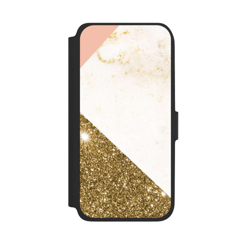 Samsung Galaxy A17 5G NIVOflip Gold Look Marble Collage