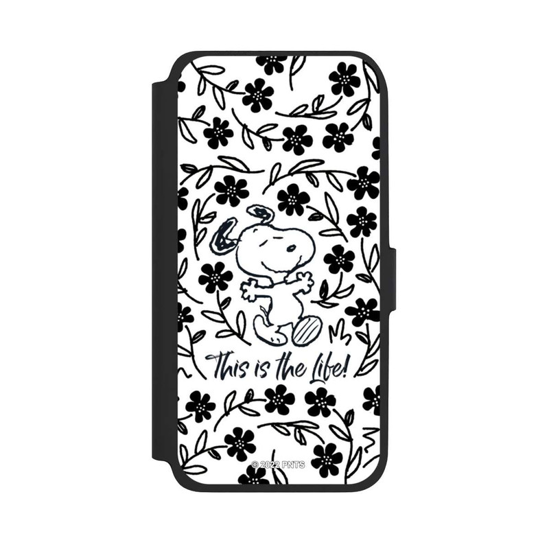 Galaxy A17 5G NIVOflip Snoopy Black and White This Is The Life