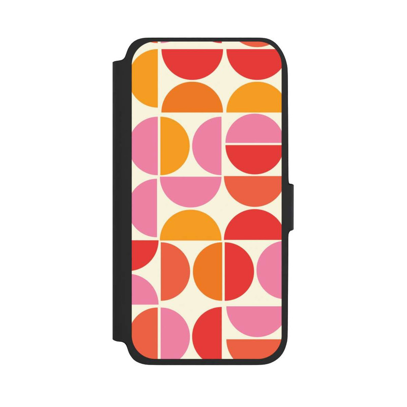 Galaxy A17 5G NIVOflip Retro Trend Pattern Orange