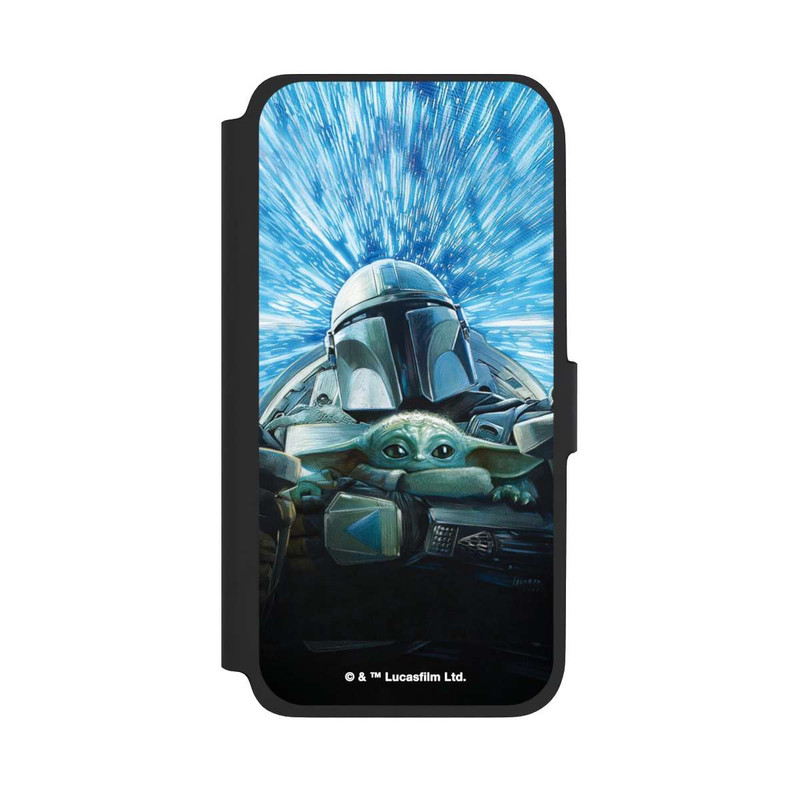 Galaxy A17 5G NIVOflip Grogu and Mando Flying Blue