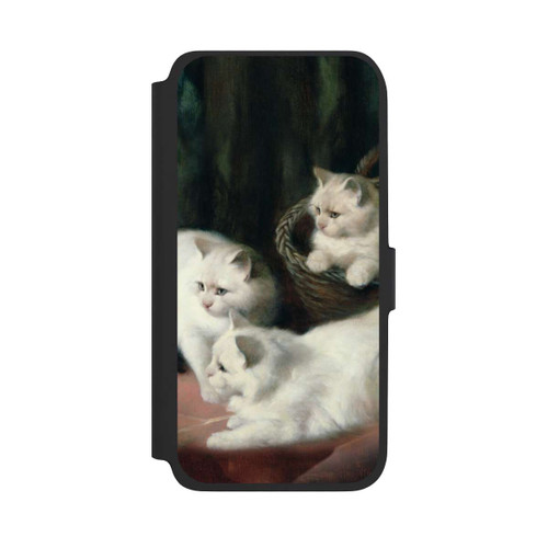 Samsung Galaxy A17 5G NIVOflip Three White Angora Kittens