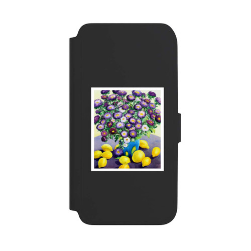 Samsung Galaxy A17 5G NIVOflip Purple Asters and Lemons by Christopher Ryland