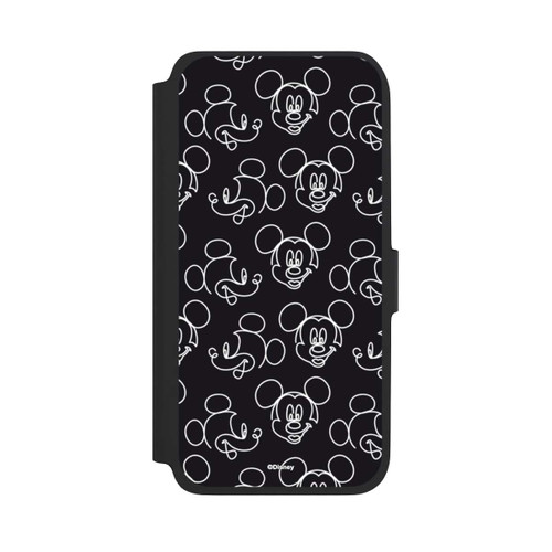 Samsung Galaxy A17 5G NIVOflip Disney Mickey Faces Black Line Art Pattern