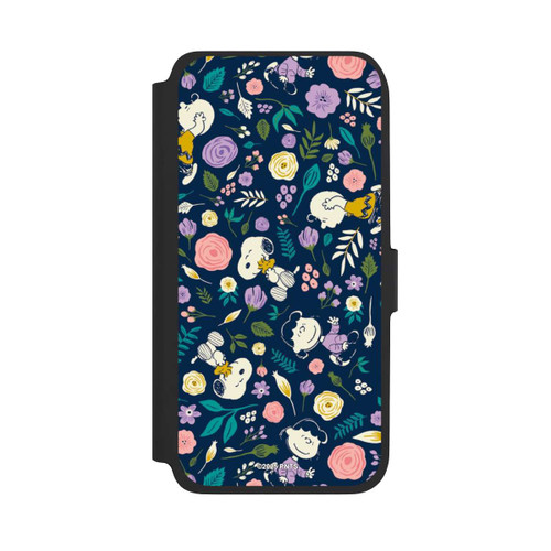 Samsung Galaxy A17 5G NIVOflip Peanuts Dark Flower Pattern