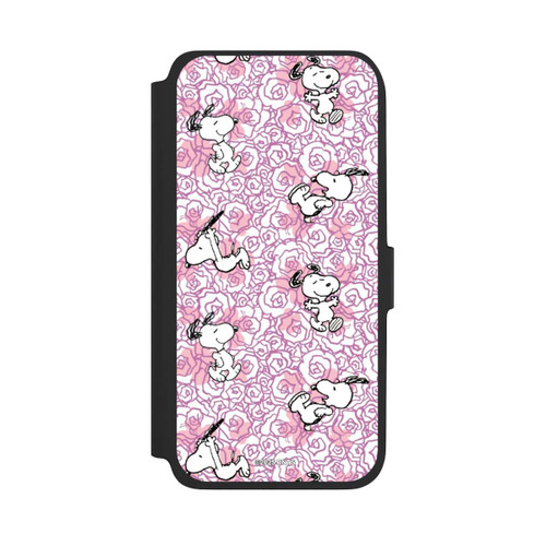 Samsung Galaxy A17 5G NIVOflip Peanuts Pink Roses Pattern