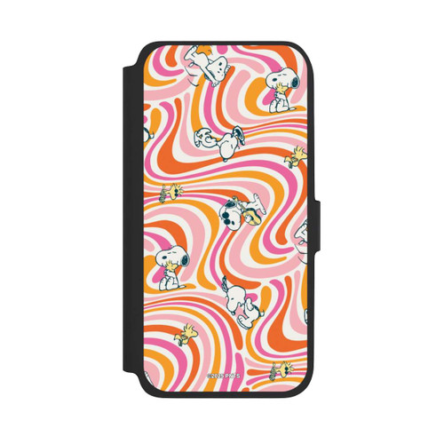 Samsung Galaxy A17 5G NIVOflip Peanuts Hippie Pattern Orange