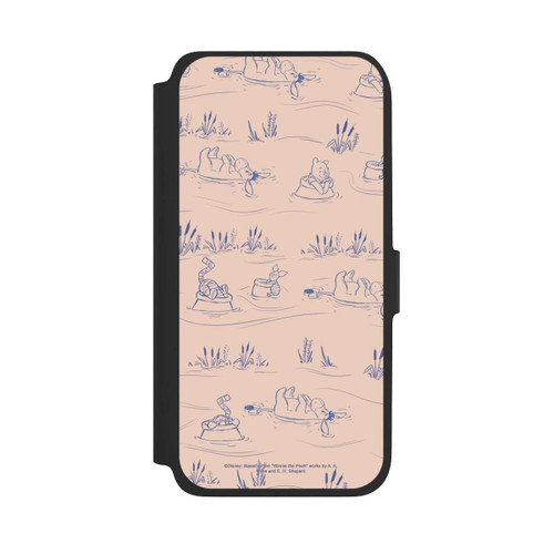 Samsung Galaxy A17 5G NIVOflip Winnie the Pooh Retro Pattern Bridges Pink