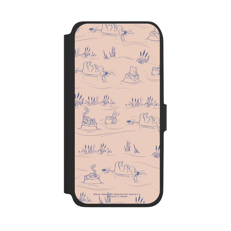 Galaxy A17 5G NIVOflip Winnie the Pooh Retro Pattern Bridges Pink