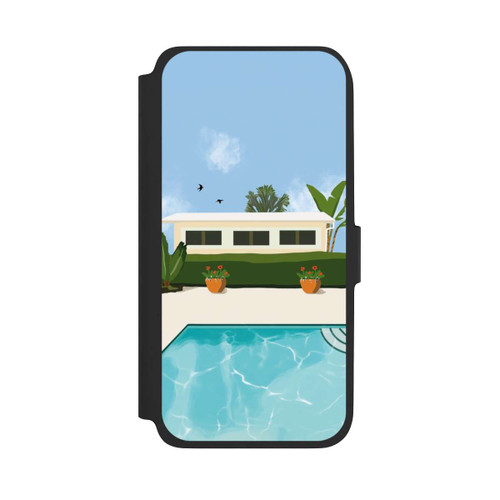 Samsung Galaxy A17 5G NIVOflip California Backyard by Roberta Murray