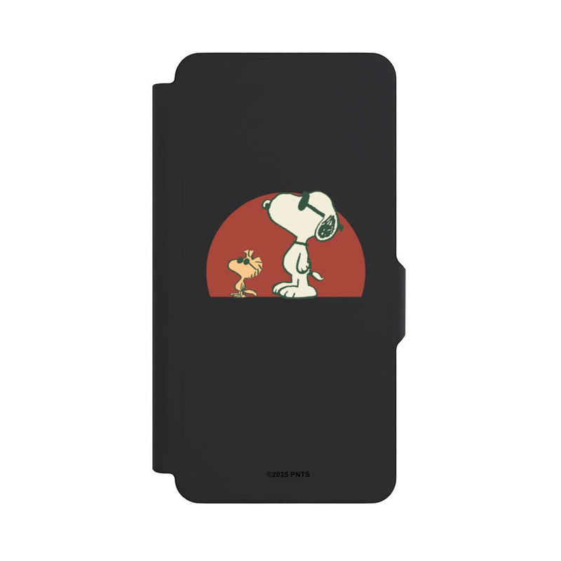 Galaxy S26+ NIVOflip Snoopy Woodstock Far Out transparent