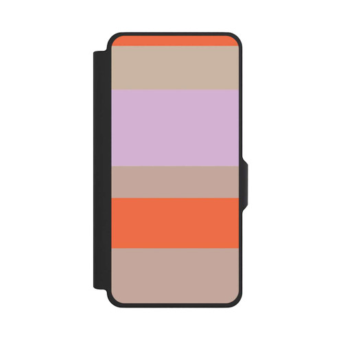 Samsung Galaxy S26+ NIVOflip Moca Lila Orange Stripes