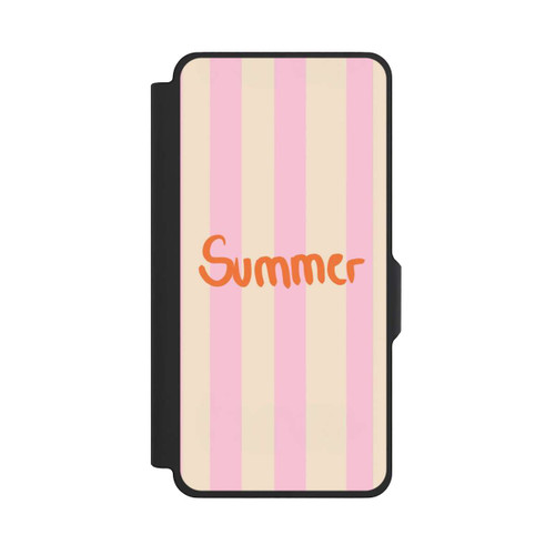 Samsung Galaxy S26+ NIVOflip Summer Pink And Orange Stripes