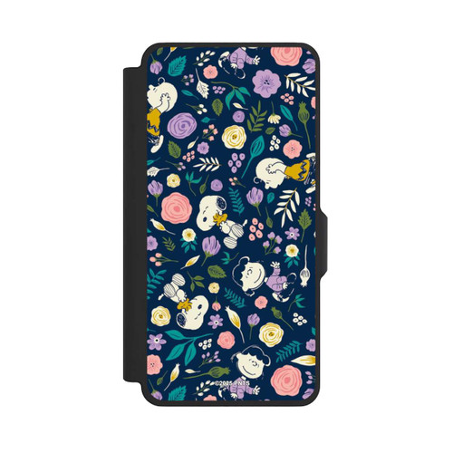 Samsung Galaxy S26+ NIVOflip Peanuts Dark Flower Pattern