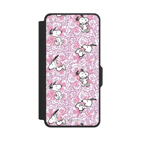 Samsung Galaxy S26+ NIVOflip Peanuts Pink Roses Pattern