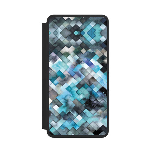 Samsung Galaxy S26 Ultra NIVOflip Moody Geometry Blue