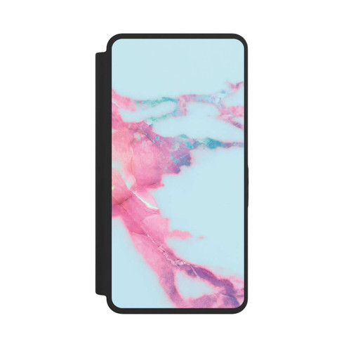 Samsung Galaxy S26 Ultra NIVOflip Light Blue Iridescent Vein Marble