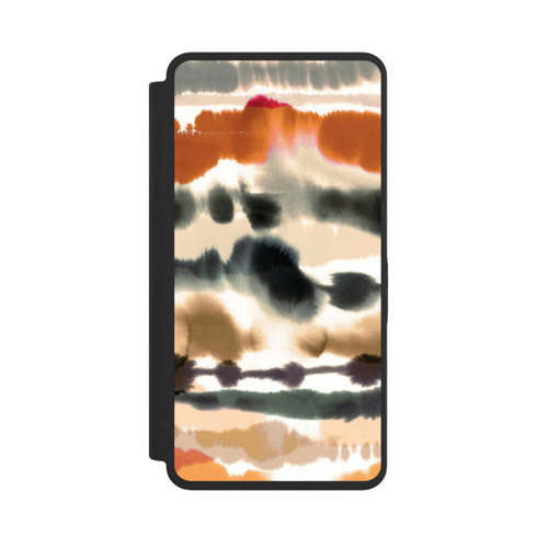 Samsung Galaxy S26 Ultra NIVOflip Soft Nautical Watercolor Lines Orange