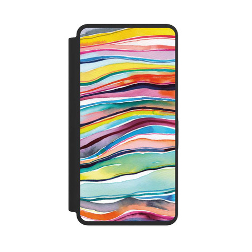 Samsung Galaxy S26 Ultra NIVOflip Watercolor Agate Layers
