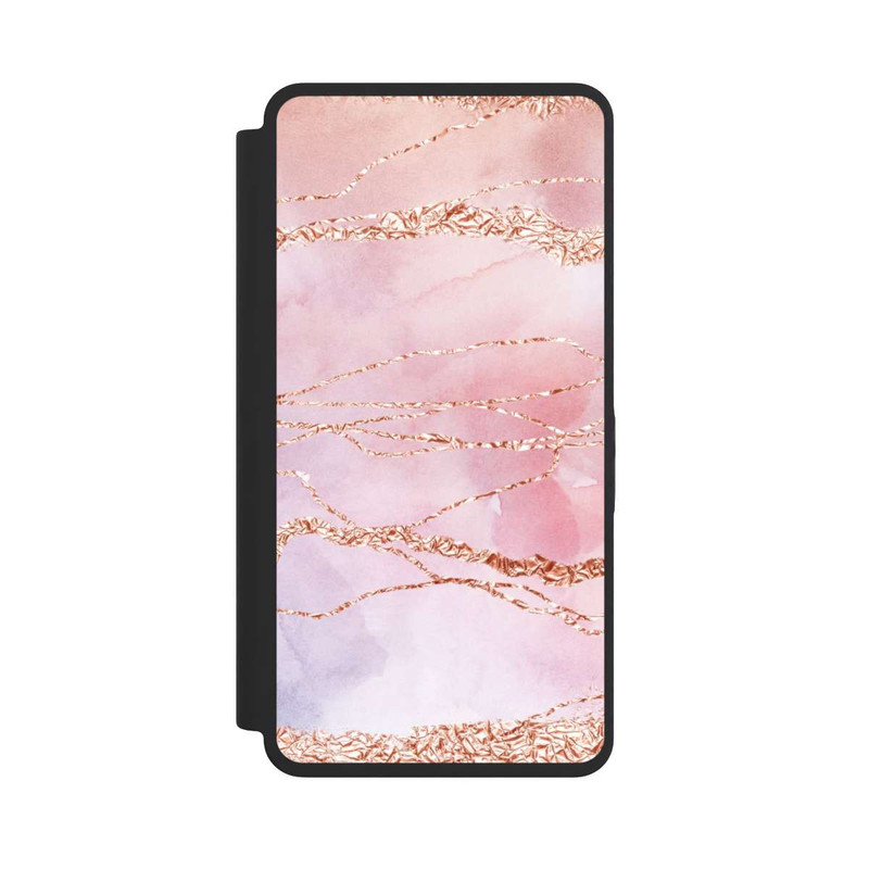 Galaxy S26 Ultra NIVOflip Glitter Look Pink Girly Marmor