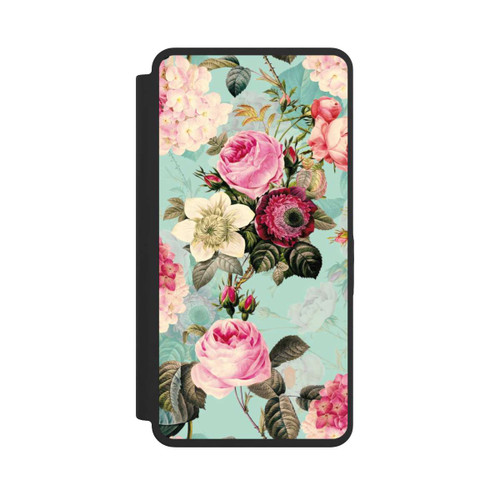 Samsung Galaxy S26 Ultra NIVOflip Turquoise Wallpaper Roses