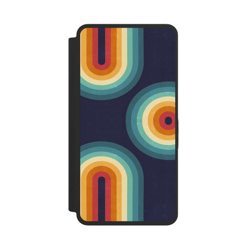 Samsung Galaxy S26 Ultra NIVOflip Double Rainbow on Blue