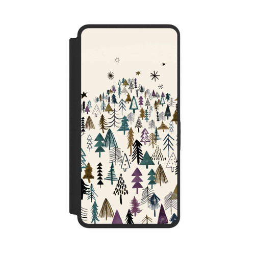 Samsung Galaxy S26 Ultra NIVOflip Mountain Trees Forest Purple