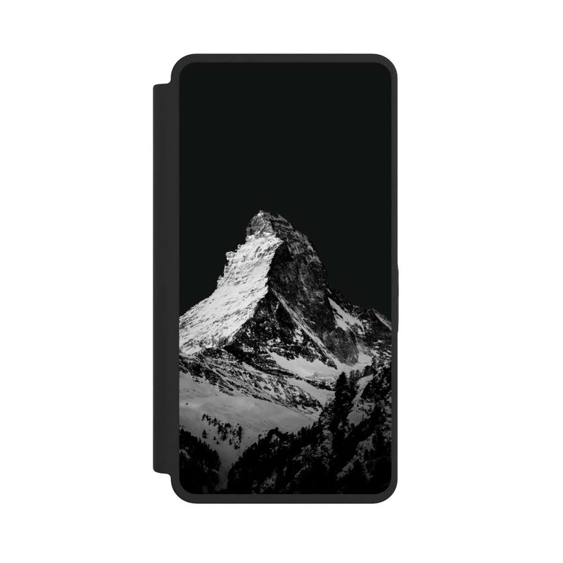 Galaxy S26 Ultra NIVOflip Snow Capped Mountains grey