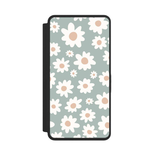 Samsung Galaxy S26 Ultra NIVOflip Daisy Flower Seamless Pattern Green