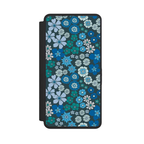 Samsung Galaxy S26 Ultra NIVOflip Blue Flowers DeinDesign
